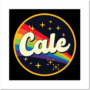 Cale // Rainbow In Space Vintage Style Posters and Art